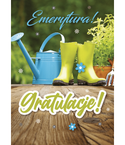 Kartka Gratulacje dla Emeryta  GM793
