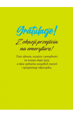 Kartka Gratulacje dla Emeryta  GM793