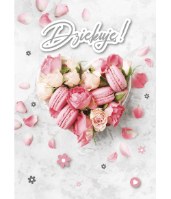 Kartka Dziękuje bez życzeń  GM784