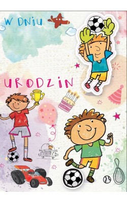 Kartka urodzinowa dla piłkarza DK672