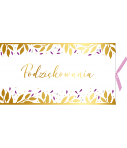 Kartka na Podziękowania elegancka PM208