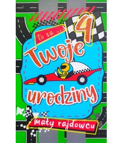Kartka na 4 urodziny dla chłopczyka 2K73