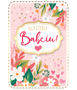 Kartka z życzeniami dla Babci DK825