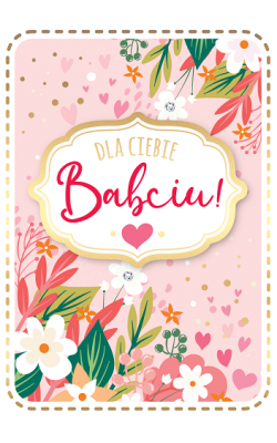 Kartka z życzeniami dla Babci DK825