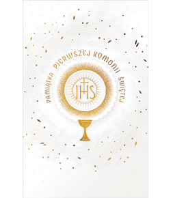 Kartka komunijna z życzeniami KS6