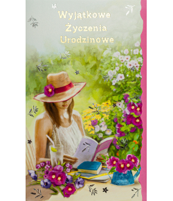 Kartka urodzinowa dla dziewczyny A6412