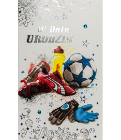 Kartka urodzinowa dla sportowca A6391