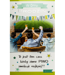 Kartka na urodziny dla mężczyzny A6424