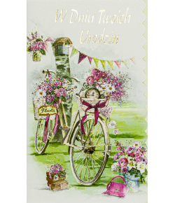 Kartki urodzinowe z życzeniami A6409B