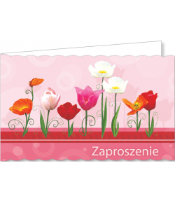 Zaproszenie uniwersalne zestaw 10 szt  ZA84