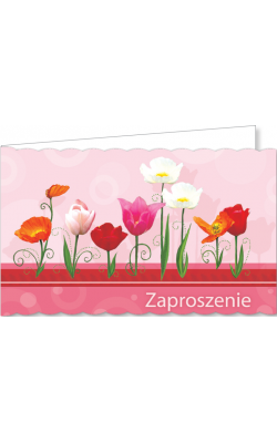 Zaproszenie uniwersalne zestaw 10 szt  ZA84