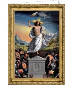 Kartka na Wielkanoc reprodukcja bez życzeń RRW-BT 7