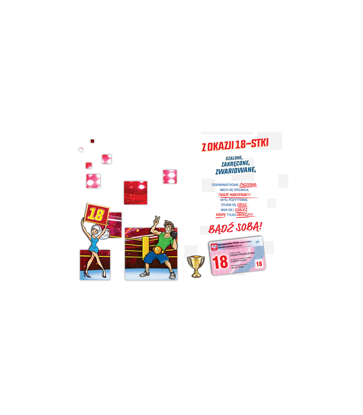 Kartka na 18-tkę z dowodem Party22