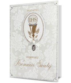 Kartka na Komunię z medalikiem HM802