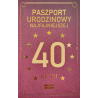 Kartki na 40 urodziny dla Kobiety zabawna JCX38
