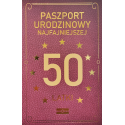 Kartka na 50 urodziny dla kobiety z żartem JCX40