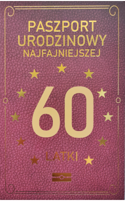 Kartki na 60 urodziny dla Kobiety z humorem JCX42