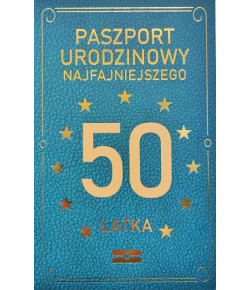 Na 50 urodziny dla Mężczyzny Kartka z żartem JCX39