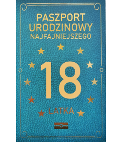 Kartka na 18-tkę dla chłopaka zabawna JCX33