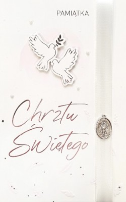 Kartka na Chrzest dla Dziewczynki  LUX59