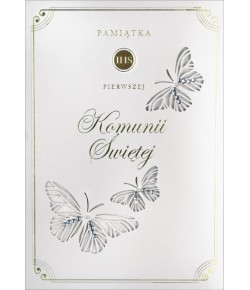 Kartka komunijna z życzeniami  HM1075
