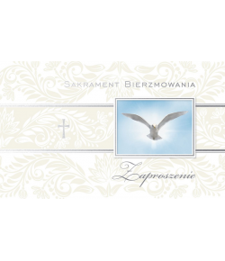 Zaproszenia na Bierzmowanie komplet 5 szt PCPMZ 31