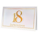 Zaproszenia na osiemnastkę 5 szt PCZP24