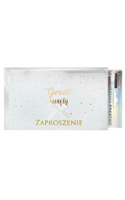 Zaproszenia na Chrzest komplet 5 szt PCZP23