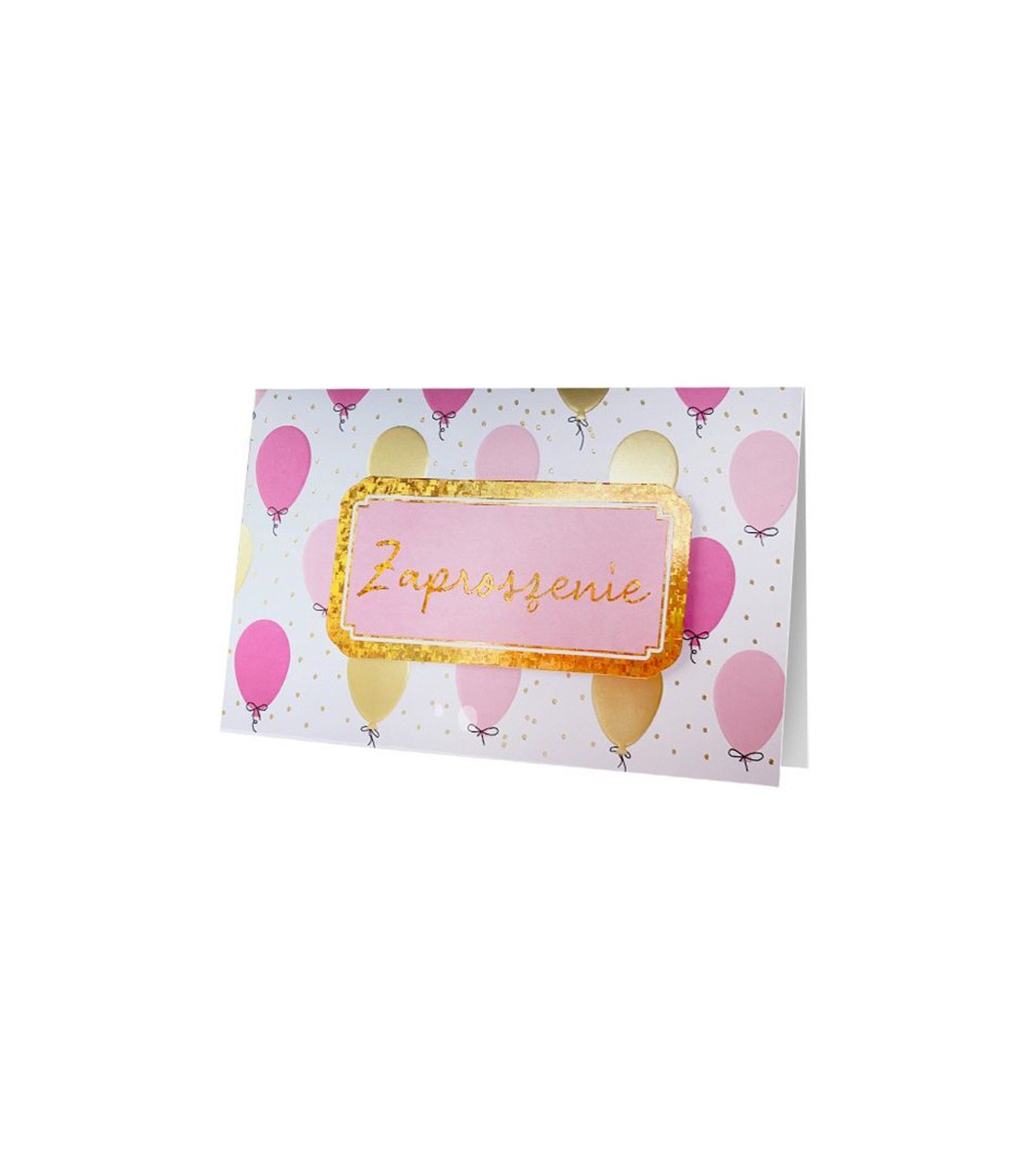 Zaproszenia gotowe do wypisania zestaw 5 szt PCZP26