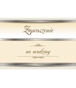 Zaproszenie na urodziny 10 szt ZT32