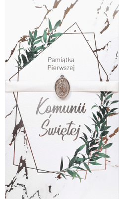 kartki Komunijne z medalikiem GMP6