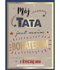 Kartka na Dzień Ojca z życzeniami PP1975