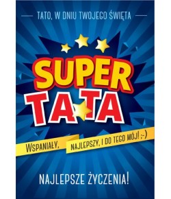 Kartka dla Taty z życzeniami PP1977