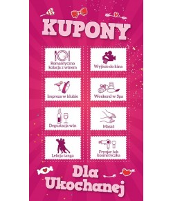 Kartka z prezentami kuponami dla ukochanej GIFTB-43