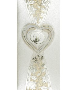 Kartki na ślub perłowe z brokatem SF6