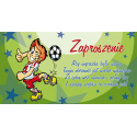 Zaproszenie na imprezę chłopięcą ZSY1