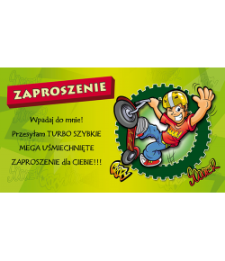 Zaproszenia na super imprezę ZSY5