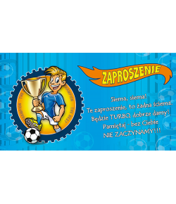 Zaproszenia na męskie urodziny ZSY7