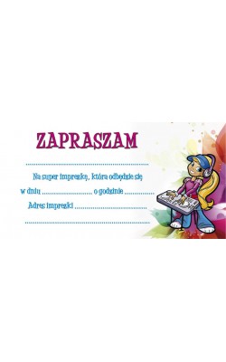 Zaproszenie na imprezę od koleżanki ZSY12