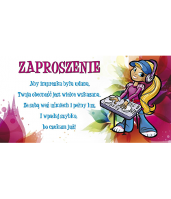 Zaproszenie na imprezę od koleżanki ZSY12