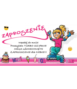 Zaproszenie na imprezę od koleżanki ZSY13
