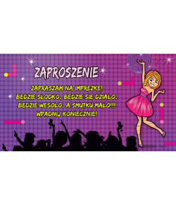 Zaproszenie na przyjęcie ZSY14