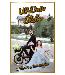 Kartka na ślub z życzeniami dla Młodej Pary SM8