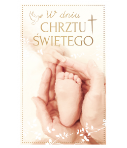 Pamiątka Chrztu Kartka z życzeniami CHM1