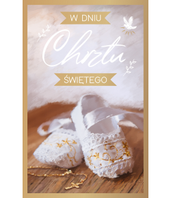 Kartka z okazji Chrztu z życzeniami CHM3