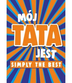 Kartka Dla Taty pięknie zdobiona DK933