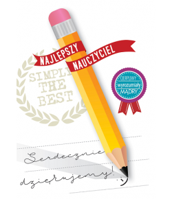 Kartka z życzeniami dla Nauczyciela PP1765