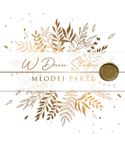 Kartka na ślub z życzeniami Lux67