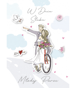 Prezenty ślubne kartki z życzeniami GM862