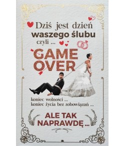 Kartki na ślub zabawne, wesołe 5K14